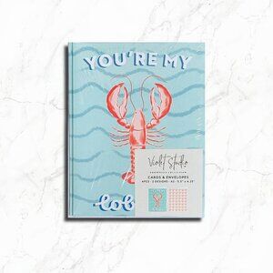 Violet Studio Notecards/Blank Cards Lobster & Shell Designs Pack of 4